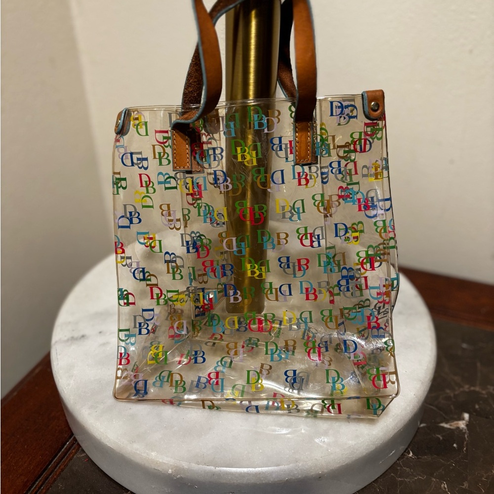 Colorful Monogram Tote Bag